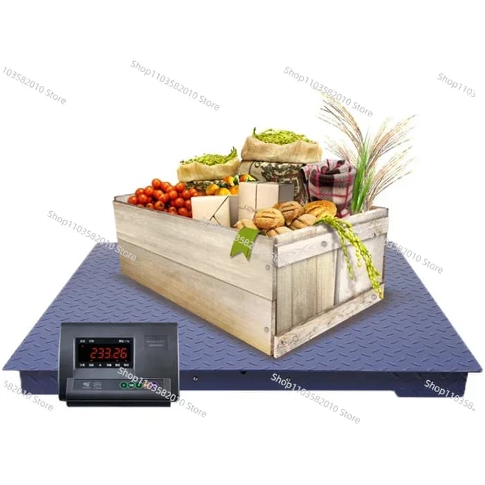 Digital electronic weighing platform with 1000 kg board platform, 2000 kg, 3000 kg