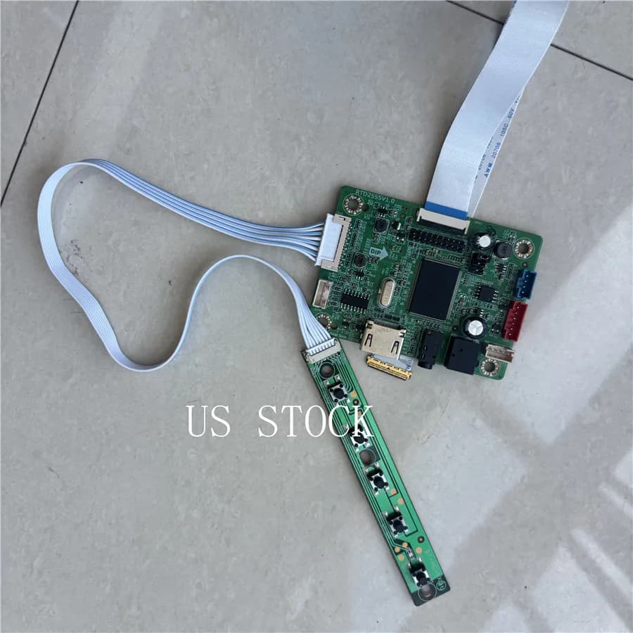 EDP Controller board HDMI-compatible kit 1366*768 inch for B140XTN02.4 B140XTN02.9 B140XTN02.A/D B140XTN02.E B140XTN03.2 14.0inch Kit 1366X768 Panel screen LED monitor display 30pins US DIY 30pins US