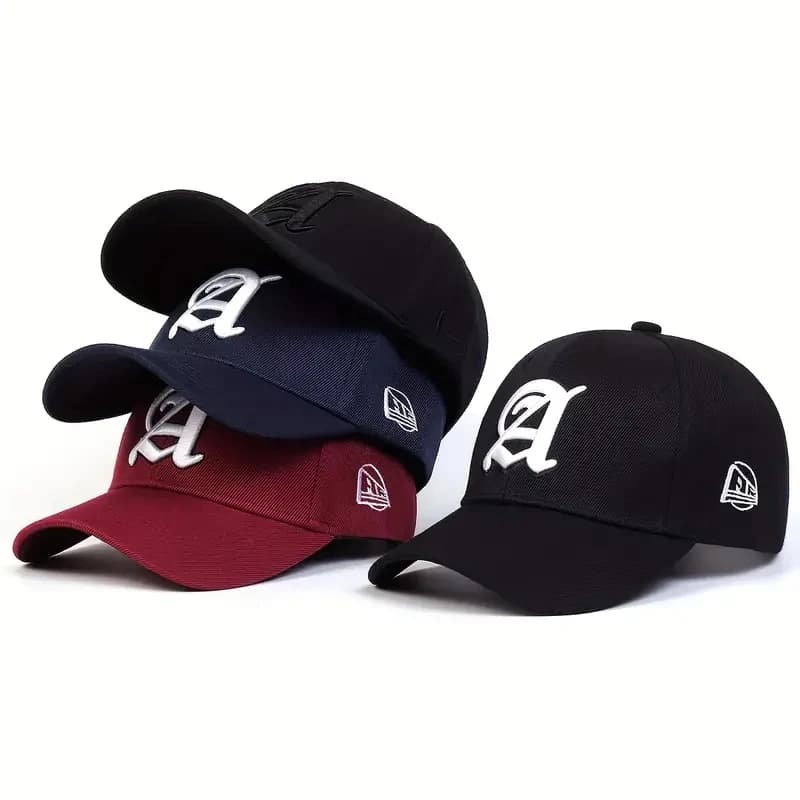 Baseball cap embroidered with 1 piece unisex gothic letter Leisure hat with adjustable outdoor sunscreen Spring Autumn Vacations