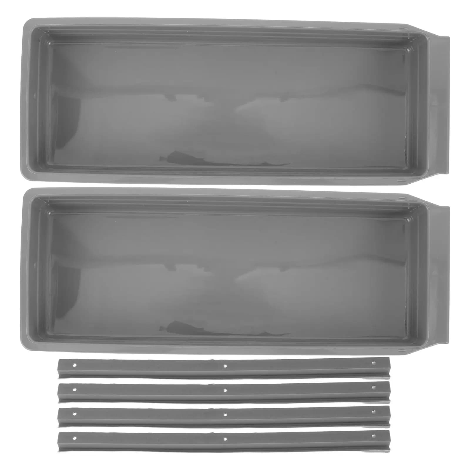 2 Set of Plastic Sliding Guides for Industrial Sewing Machines, Side Organizer for Wire, Rocchetti, Needles and Tools