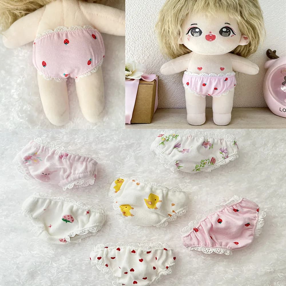 HOUZIWA 15CM 20CM Stuffed Toy Dolls Underwear Clothes For Plush Doll