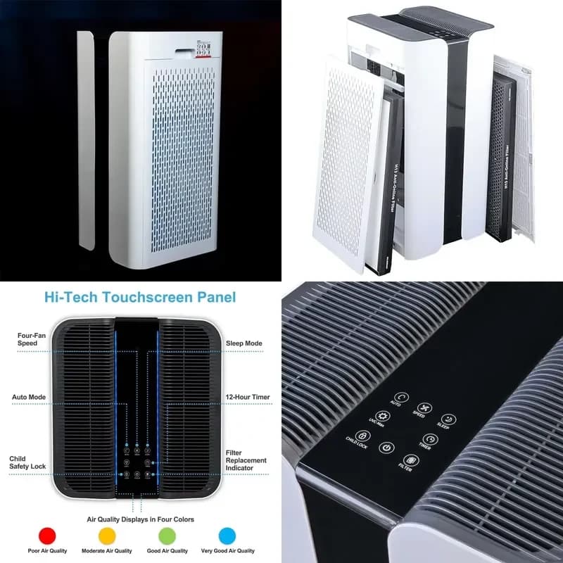 for Low Air Purifier Home with Timer Protects Health of Children Babies and Adults Household Use