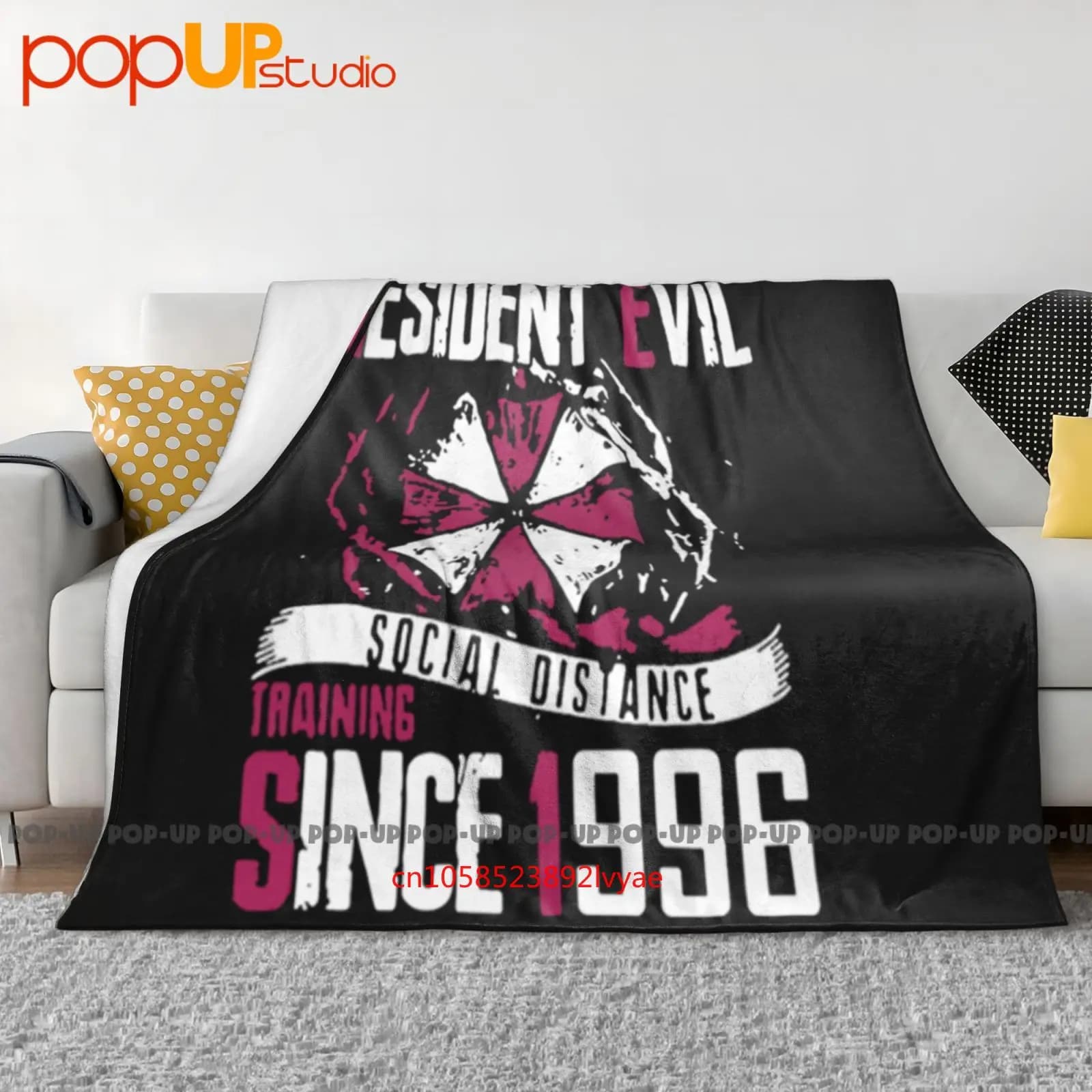 Raccoon City Corp Resident Biohazard Evil Coperta ultra morbida trapunta invernale Copridivano Copriletto
