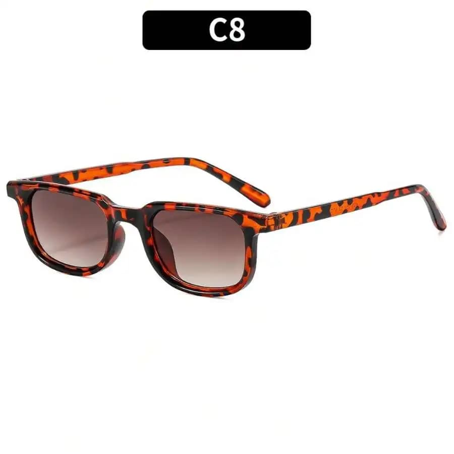 Retro Square Frame Fashion Sunglasses For Adults UV Protection Outdoor Casual Wear