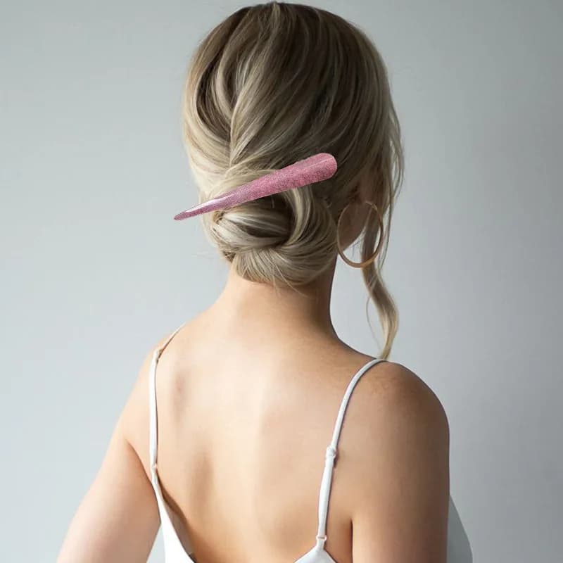 Korean Style Acrylic Hair Clip Fashion Large Size Anatra Clip Simulation Bue Horn Clasp Horsetail Clips Hair Headdress Accessories