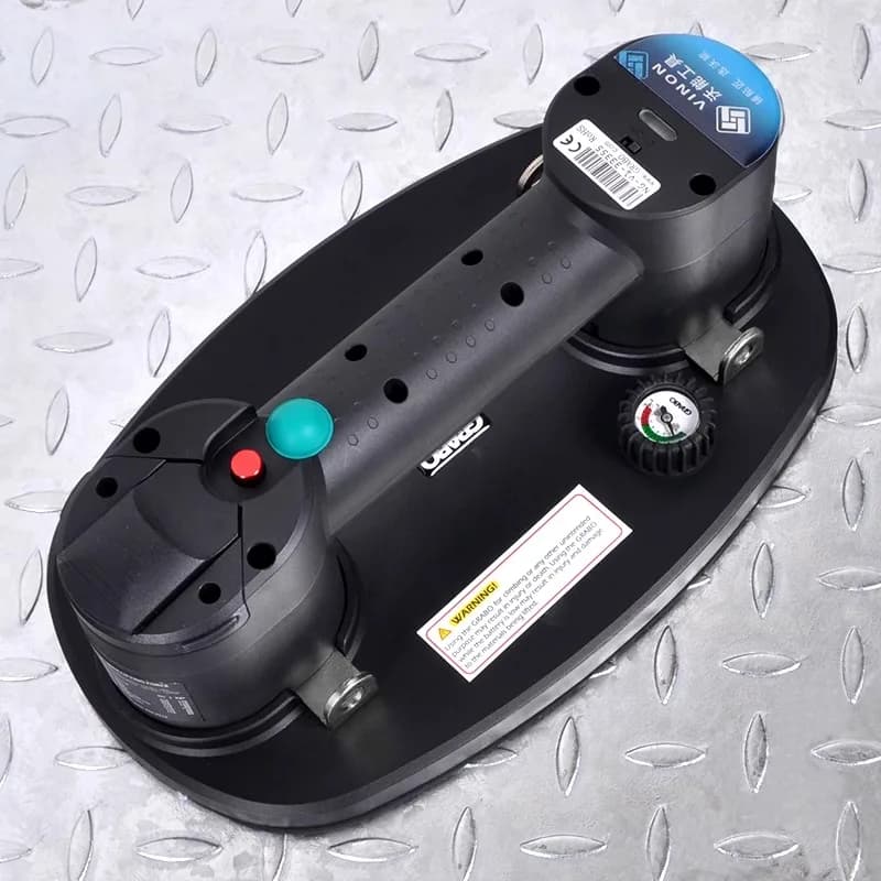 Ventose elettriche a vuoto Potente movimentazione resistente Lastre di roccia Lastre di grandi dimensioni Strumento di aspirazione portatile per piastrelle in vetro