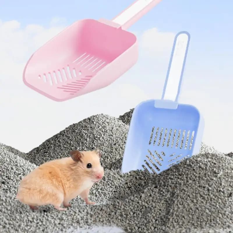 Hamster Bathtub Shovel Bathing Sand Shovel Small Pet Animals Cleaning Tool Pets Excrement Scoop Cage Cleaning Accessories