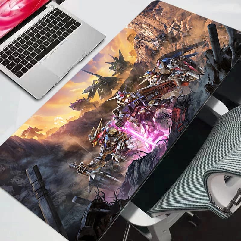 XXL big mouse mat, keyboard desk mat, Mobile Suit Gundam rubber mat, notebook gaming mouse mat