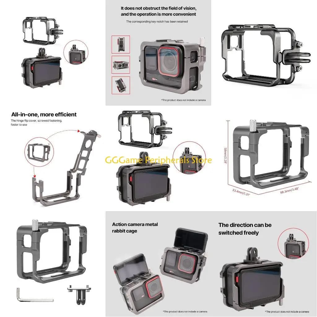 U55B Full protective cage with precise camera case frame