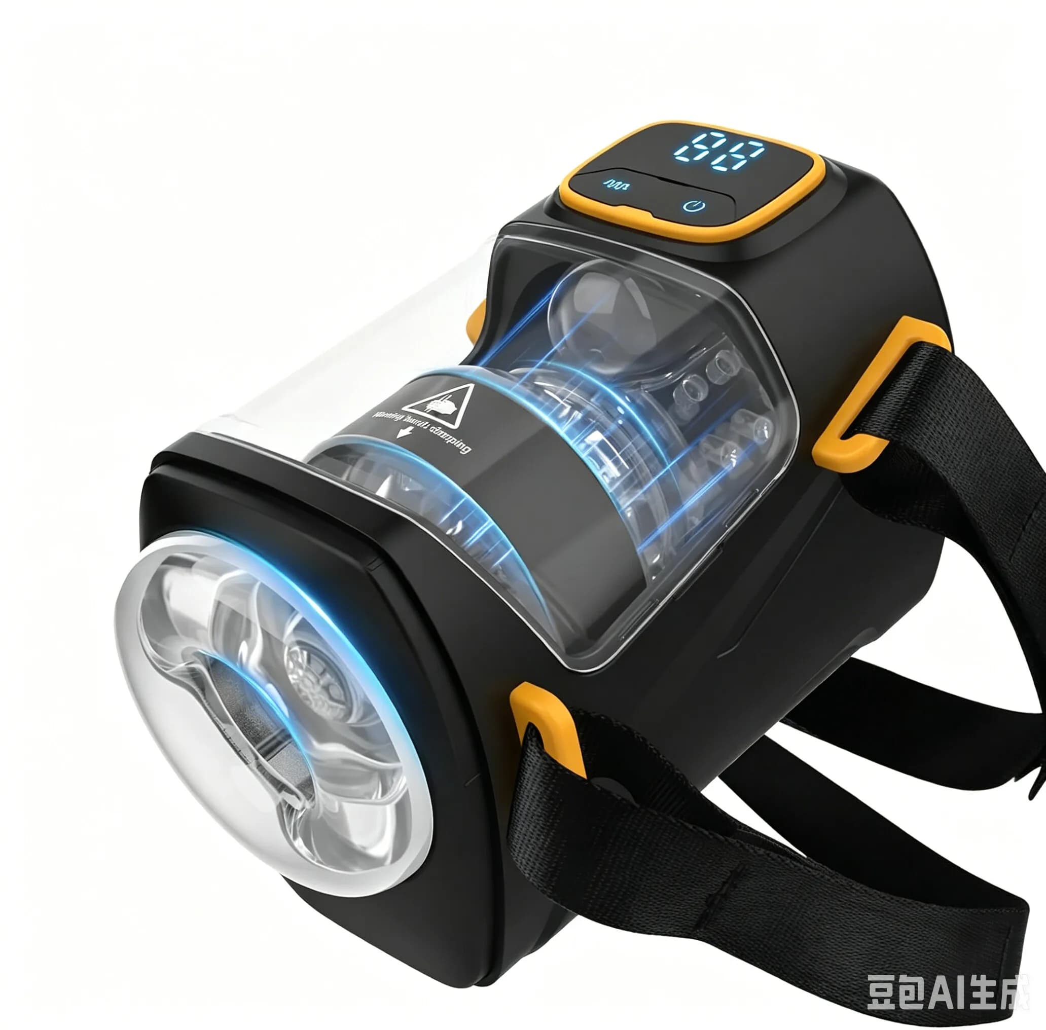 Male Masturbator Wearable Hands Free Automatic Stroker with Strap On Harness Belt Thrust Vibrating Pocket Pussy Penis Vibrator