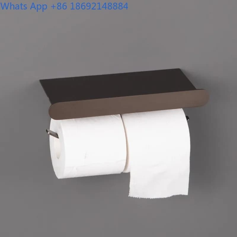 Porta fazzoletti da parete in acciaio inossidabile per bagno WC Porta fazzoletti da parete per rotolo di carta da bagno per hotel