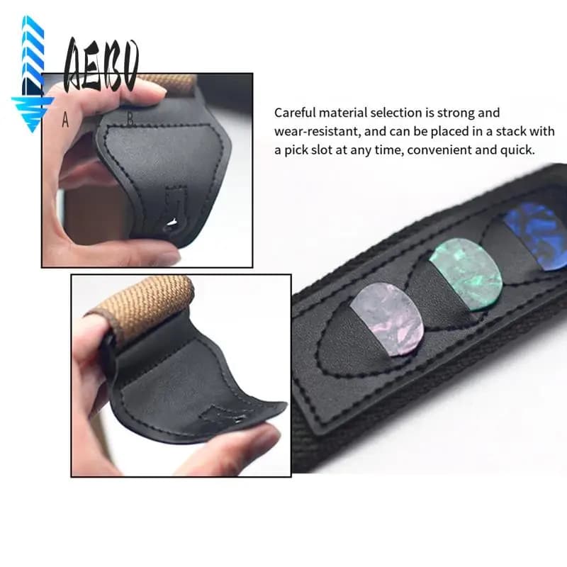 AEB0-P&P Tracolla per chitarra Tracolla per chitarra acustica morbida e regolabile per accessori per strumenti musicali per basso ukulele
