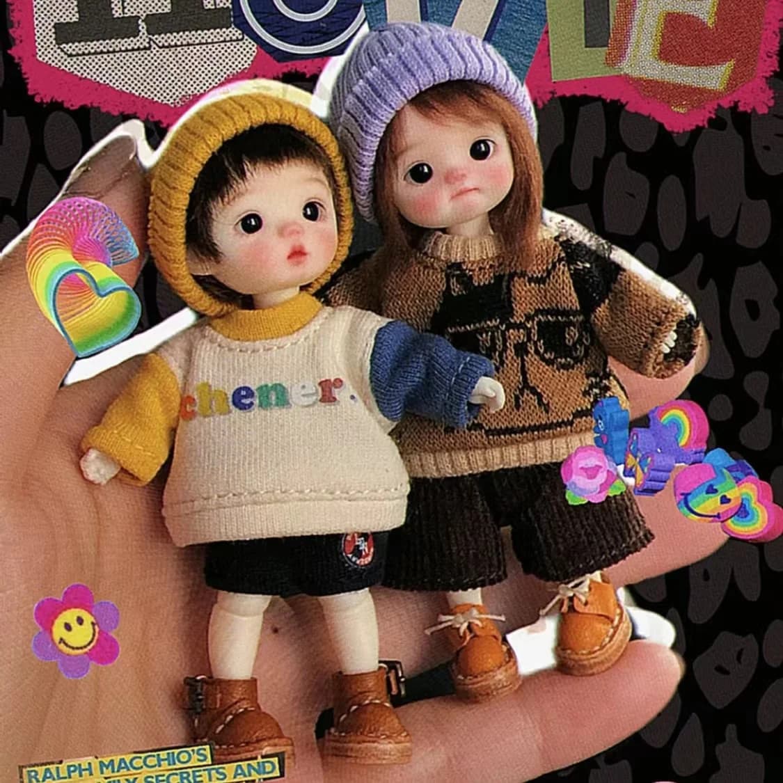 GaoBJD1/12 Mini Dada DianDian Qbaby Amy Tom Blythe Ob11 OB24 giocattolo in resina di buona qualità didi bambola ragazze ragazzi compleanno regalo fai da te