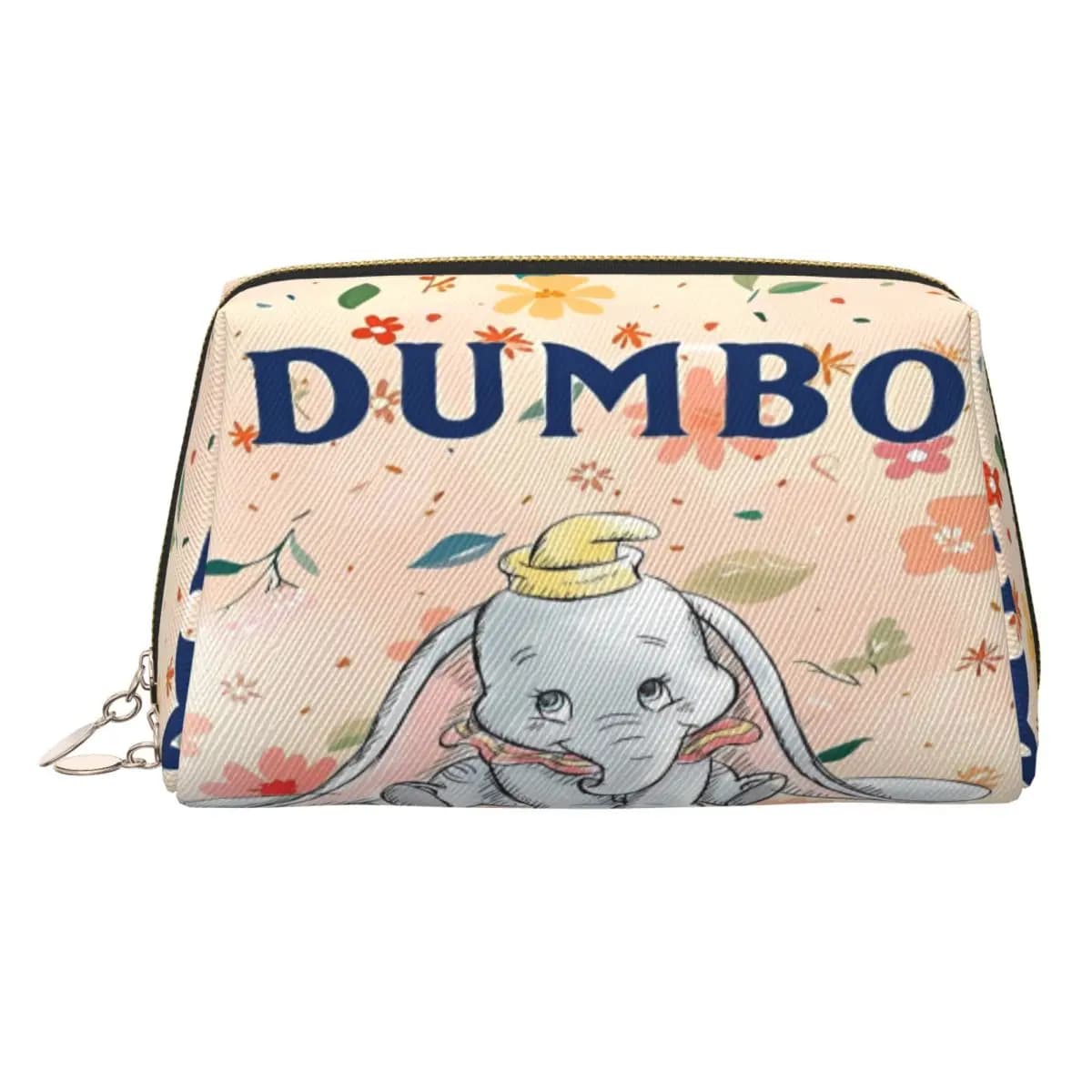 Borse per cosmetici Dumbo da donna, borse per trucco portatili da viaggio per trucchi, organizer per riporre oggetti con stampa Kawaii