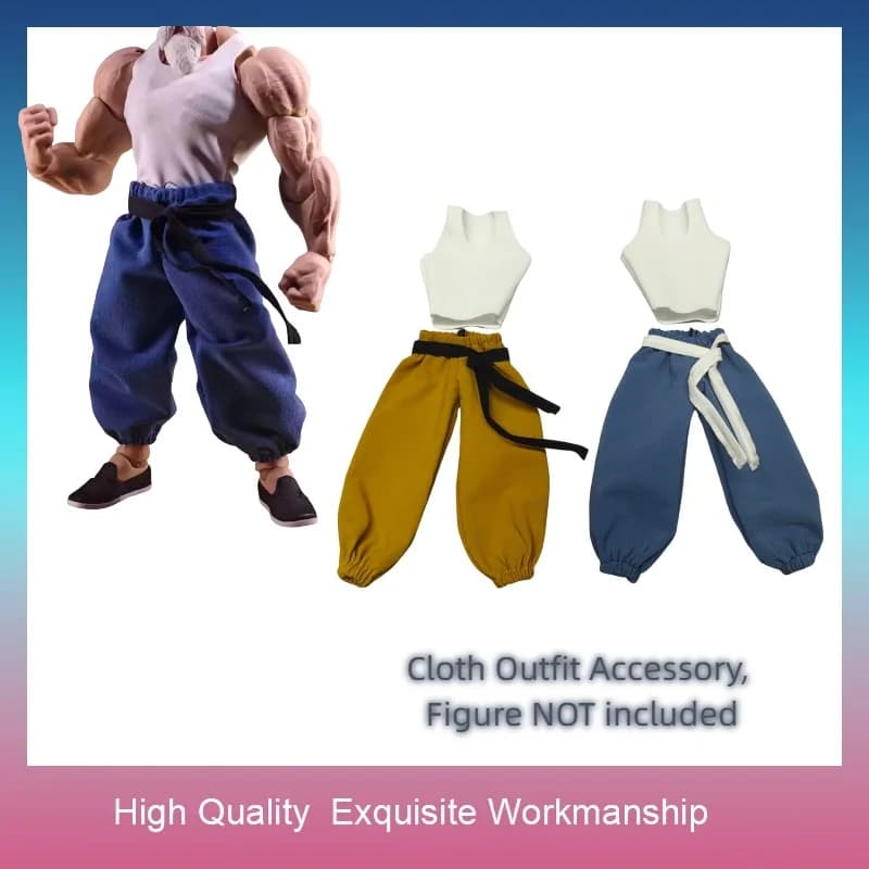 In Stock, Dragon Ball Universe Survival Saga Master Roshi Cloth Outfit Accessory, Fits 1/12 Action Figure Figure NOT included