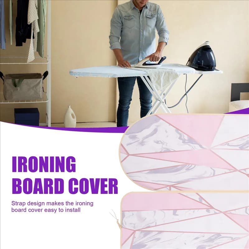 PZHI-140X49cm Tessuto Marmorizzazione Ferro da stiro Copertura Protettiva Pressa Ferro Pieghevole Per Stiratura Panno Guard Proteggi Indumento Delicato