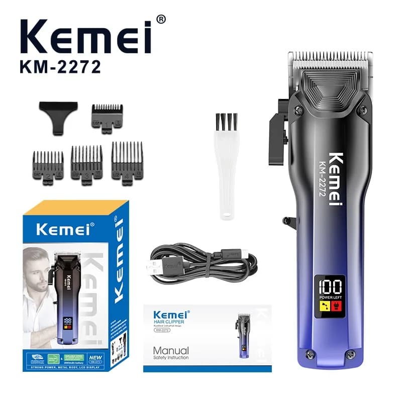 KEMEI km-2272 Electric Haircut Maquina De Cortar Professional Pelo Reloadable Barbiere Electric Haircutting Machine