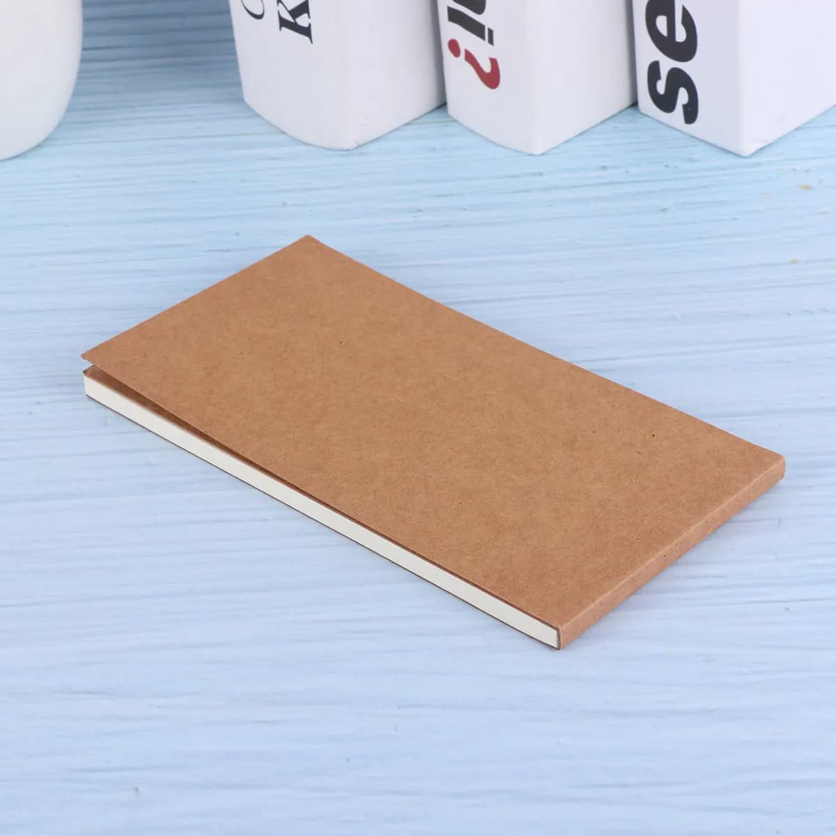 Set di 8 Blocchi Note Compatti in Carta Kraft con Rilegatura Perfetta, Lista delle Cose da Fare, Agenda per Studenti e Ufficio, Quaderno per Lavoro