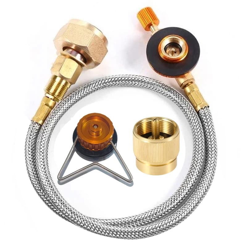 Outdoor cylinder filling adapter EU Gas charging adapter for camping gas cooker with support Gas tank connectors