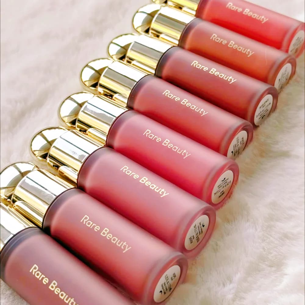 Rare Beauty Worth Happy Love Joy Liquid Blush Serene Gentle Mellow Contour Transcend Liquid Highlighter LongLasting Plump Makeup