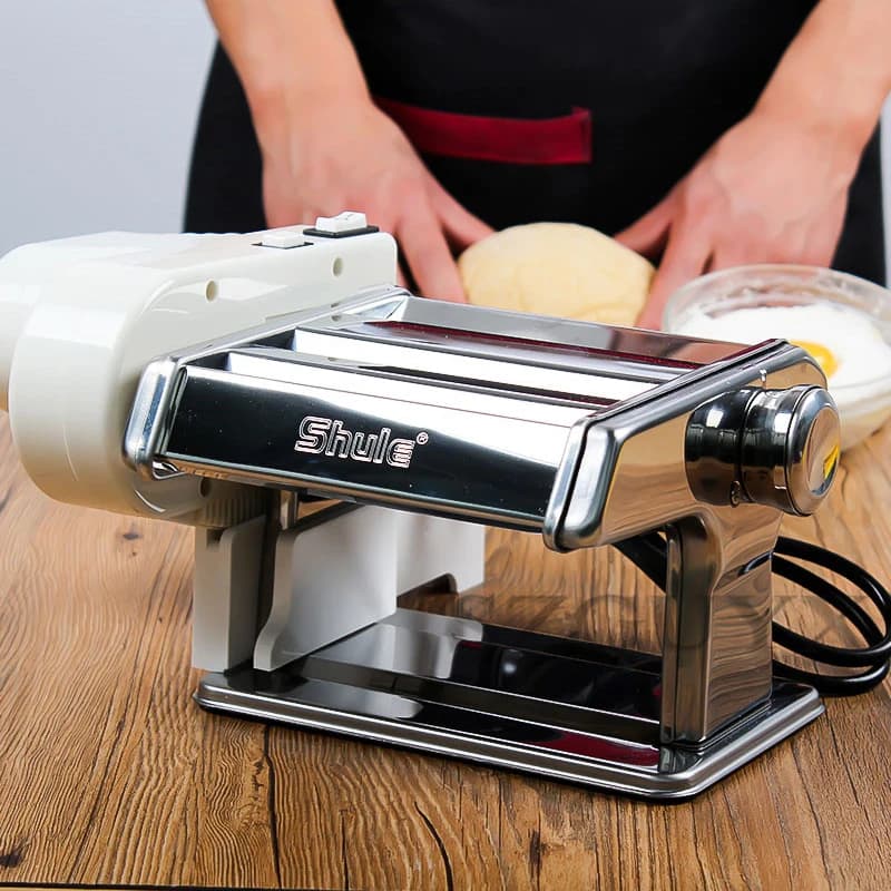 Pressa per farina macchina per pasta elettrica domestica macchina per pasta automatica macchina per tagliare noodle in acciaio inossidabile per gnocchi