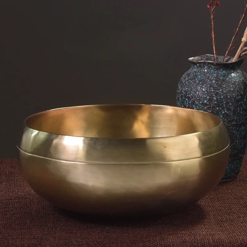 Copper Singing Bowl Spiritual Relaxation Yoga Singing Bowl Mindfulness Meditation Bowls Sound Healing Percussion Instruments