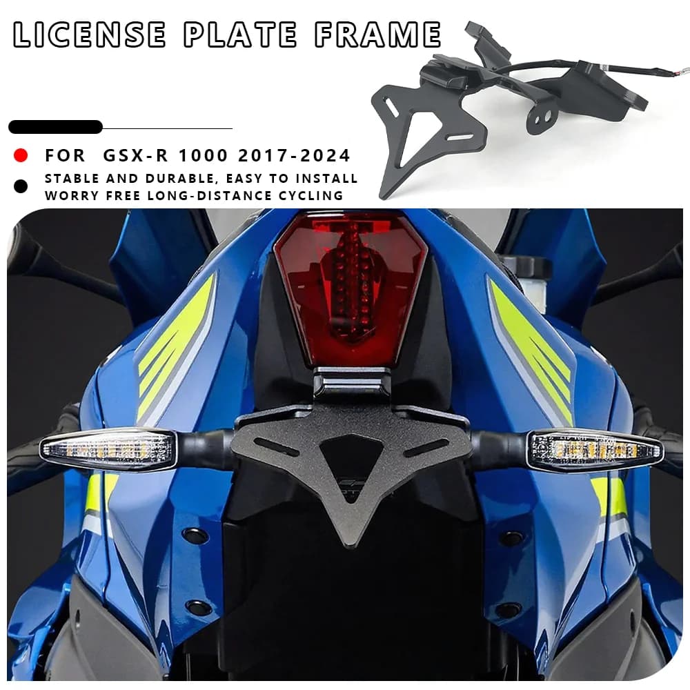 Per GSX-R 1000 GSXR 1000 2017 2018 2019 2020 2021-2024 Portatarga Targa Staffa Fender Eliminator Kit