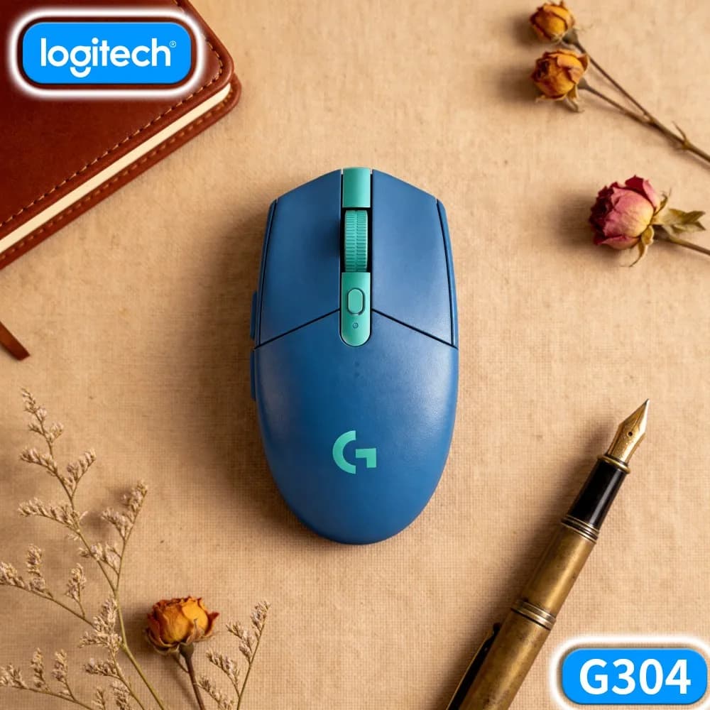 Logitech G304 LIGHTSPEED Wireless Gaming Mouse Quick‑Toggle DPI Adjust Speed For Fine Document Edit And Fast Game Motion