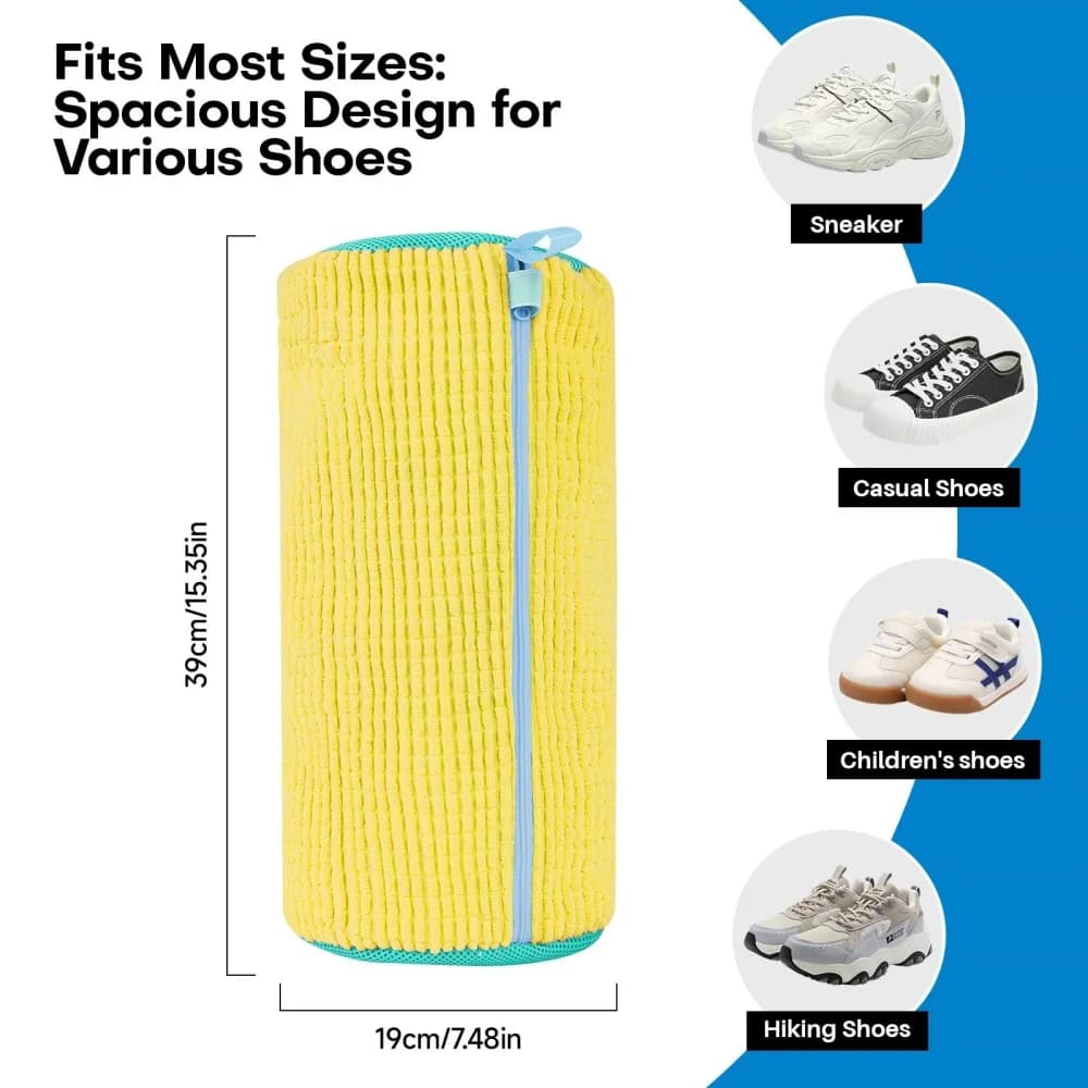 Portable Reusable Shoe Clean Laundry Bags For Washer Dryer Anti-wear Shoe Washing Bag Stain Cleaner Kit For Tennis Shoes