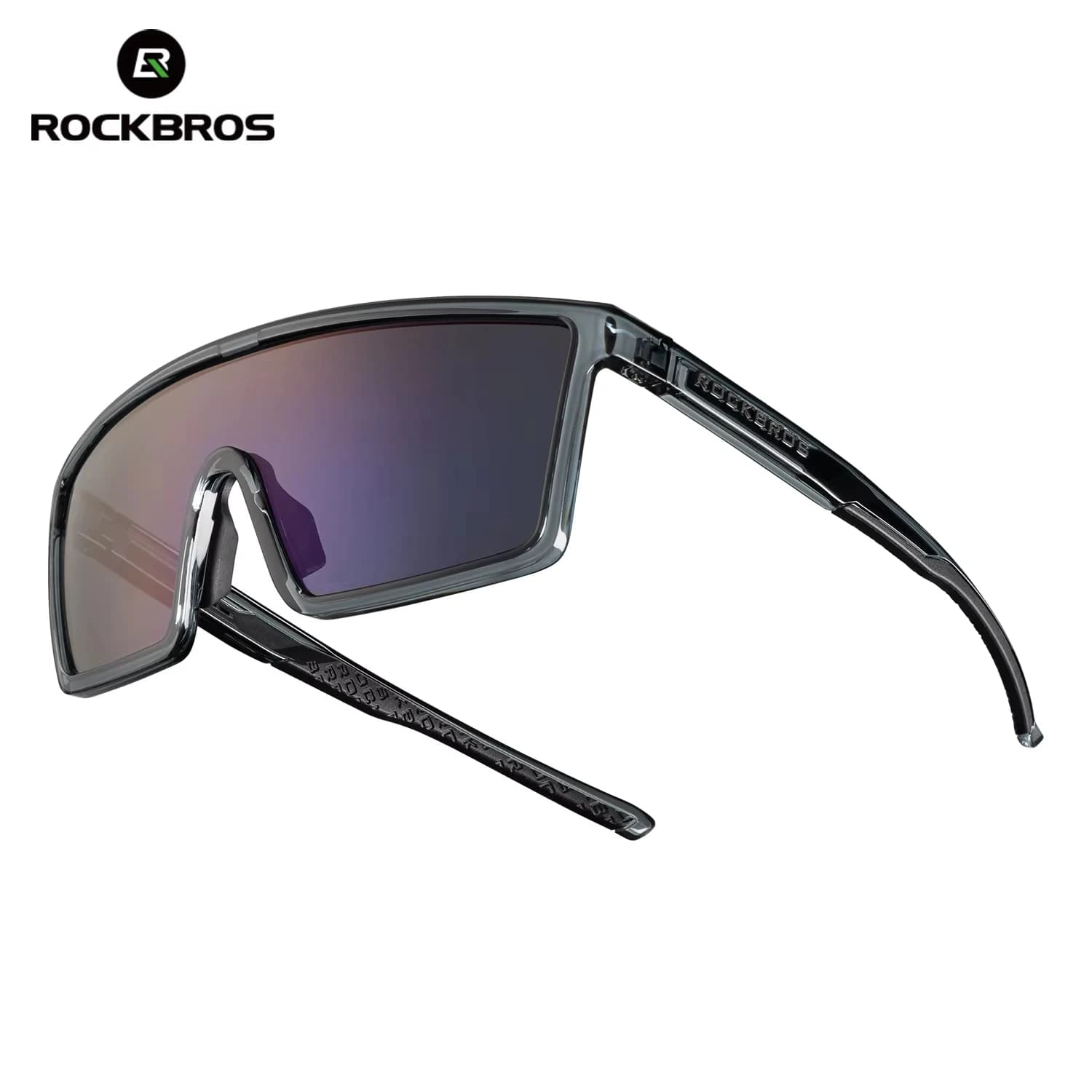 Occhiali da Ciclismo ROCKBROS Polarizzati Fotocromatici, Protezione UV400, Leggeri, Antivento per MTB e Strada
