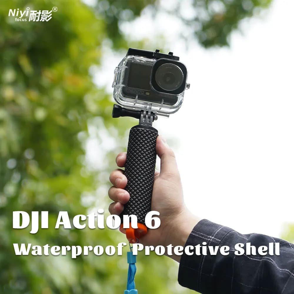 Waterproof Housing Case for DJI OSMO Action 6 40M Underwater Sea Diving Protective Shell Camera for Swimming Water