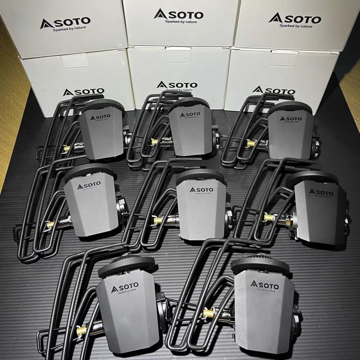 Fornello Spider 310, fornello Spider nero per esterni, bruciatore leggero per campeggio, fornello pieghevole per esterni