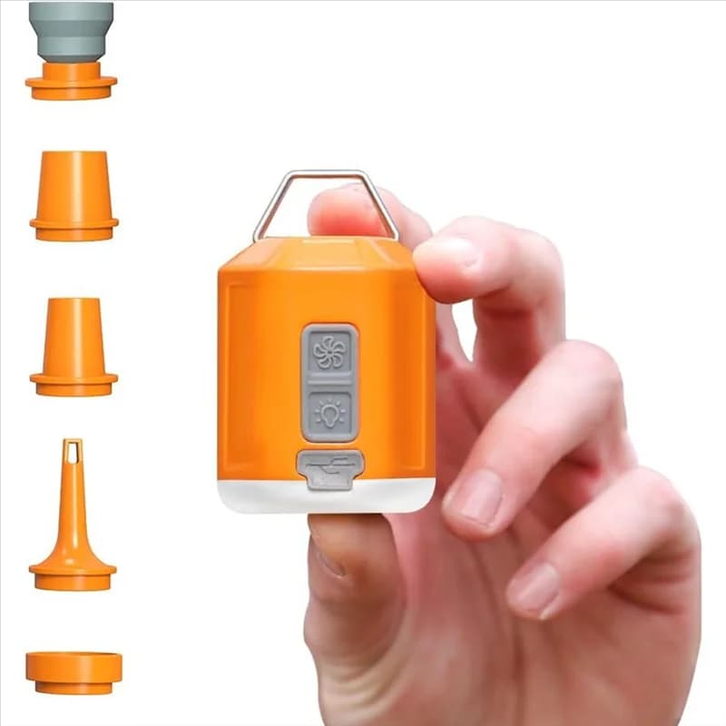 CJSD-Pompa a vuoto per materasso e letto ad aria Gonfiatore elettrico portatile Mini pompa ad aria per campeggio all'aperto per escursionismo/anello da nuoto