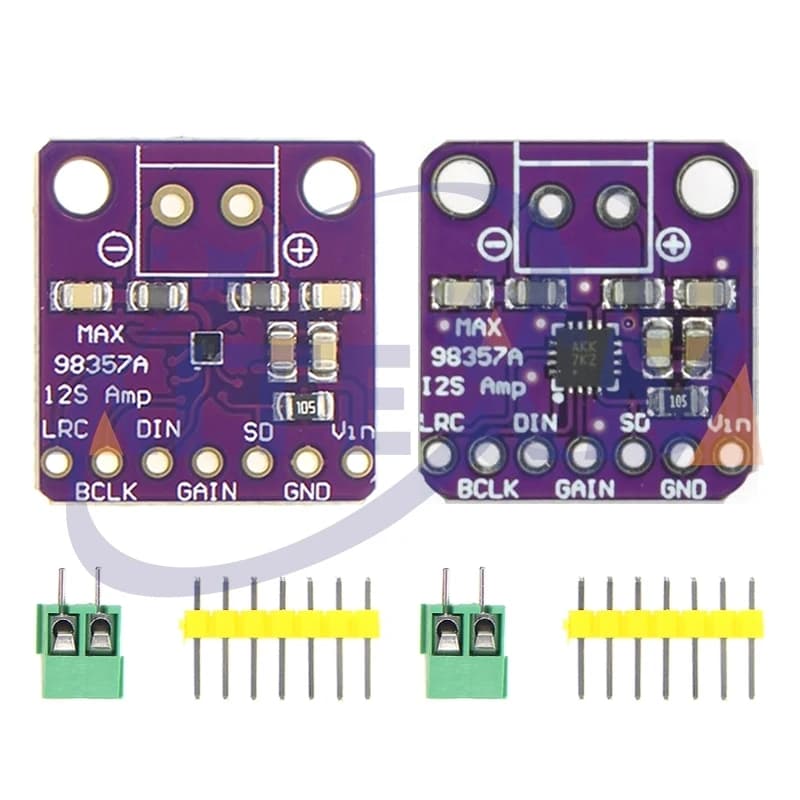 Max98357 MAX98357 BGA I2S 3W Class Amplifier Breakout Interface Dac decoder module Audio card without filter for Raspberry Pi Esp32