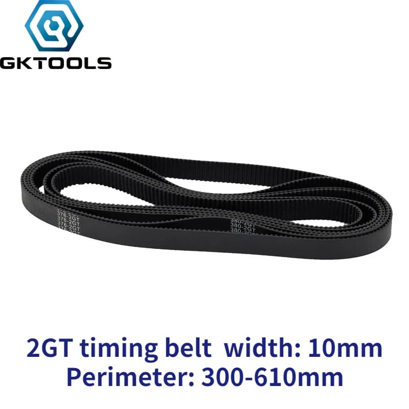 Lunghezza di temporizzazione della gomma 2GT del ciclo chiuso di larghezza 10mm della cinghia GT2 della stampante 3D di C-20 300 320 350 360 376 380 400 500 600 610mm