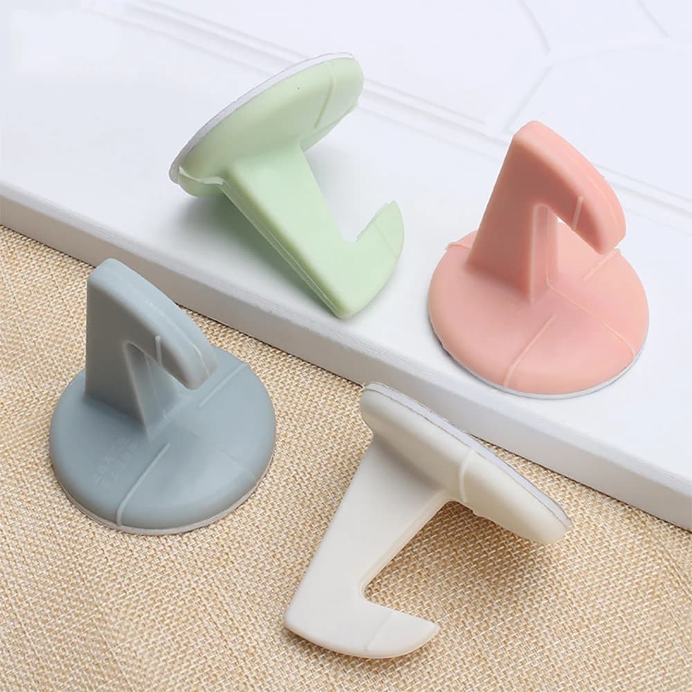 1 pz Addensato Fermaporta Parete Posteriore Anti-collisione Pad Maniglia Della Porta Muto Anti-collisione Bastone con Gancio Anti Vibrazione Pad Porta
