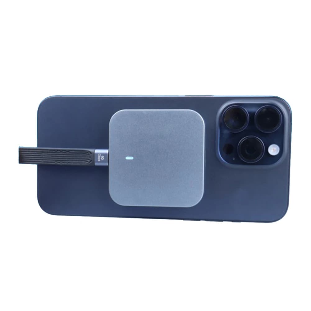 Box esterno magnetico USB-C 3.2 Gen2 10Gbps per SSD NVMe M.2 2230, compatibile con iPhone 15 Pro