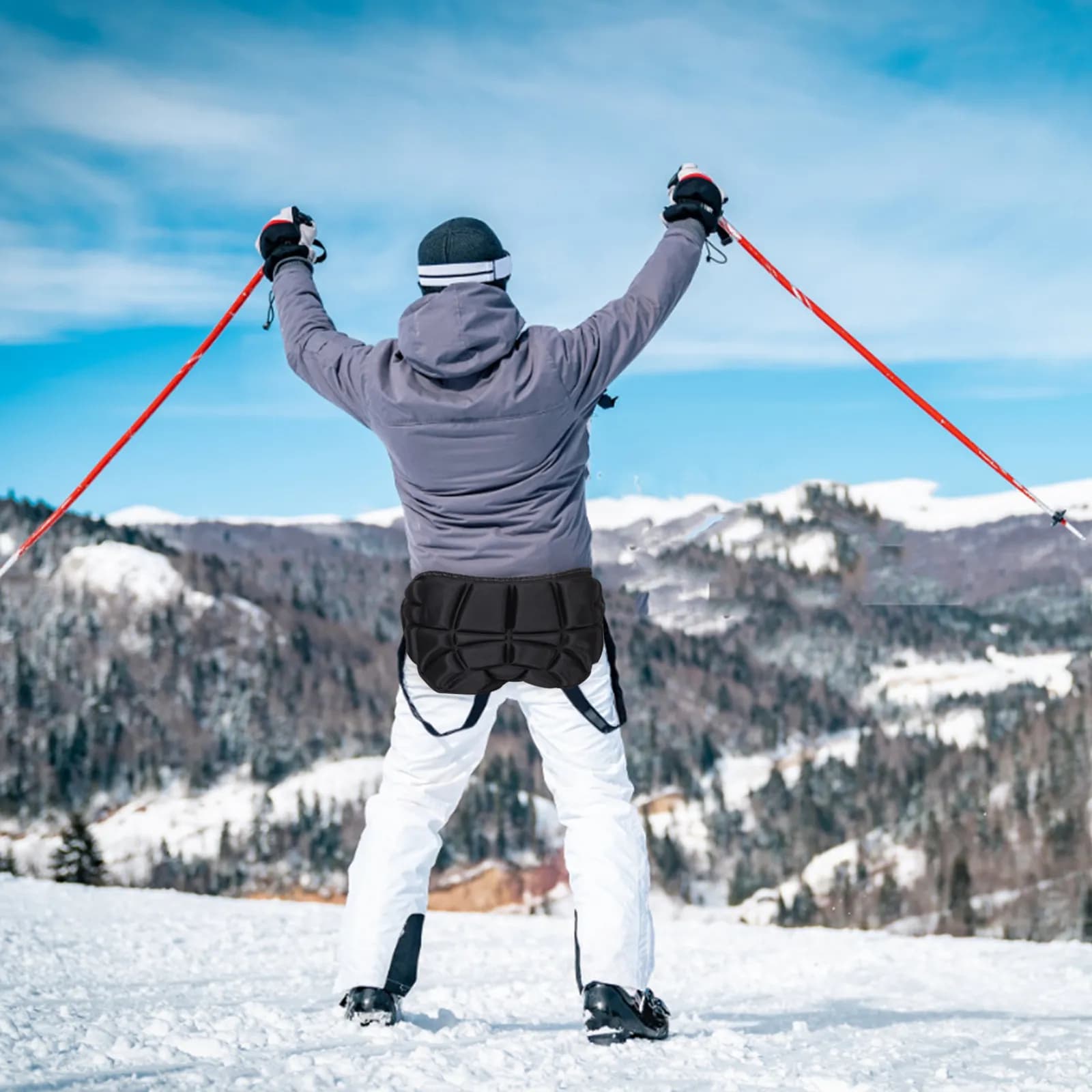 Protezioni per Glutei per Pattinaggio, Pantaloni Imbottiti Spessi, Protezioni per Sci e Snowboard, Imbottiture Antiurto per Bambini e Adulti