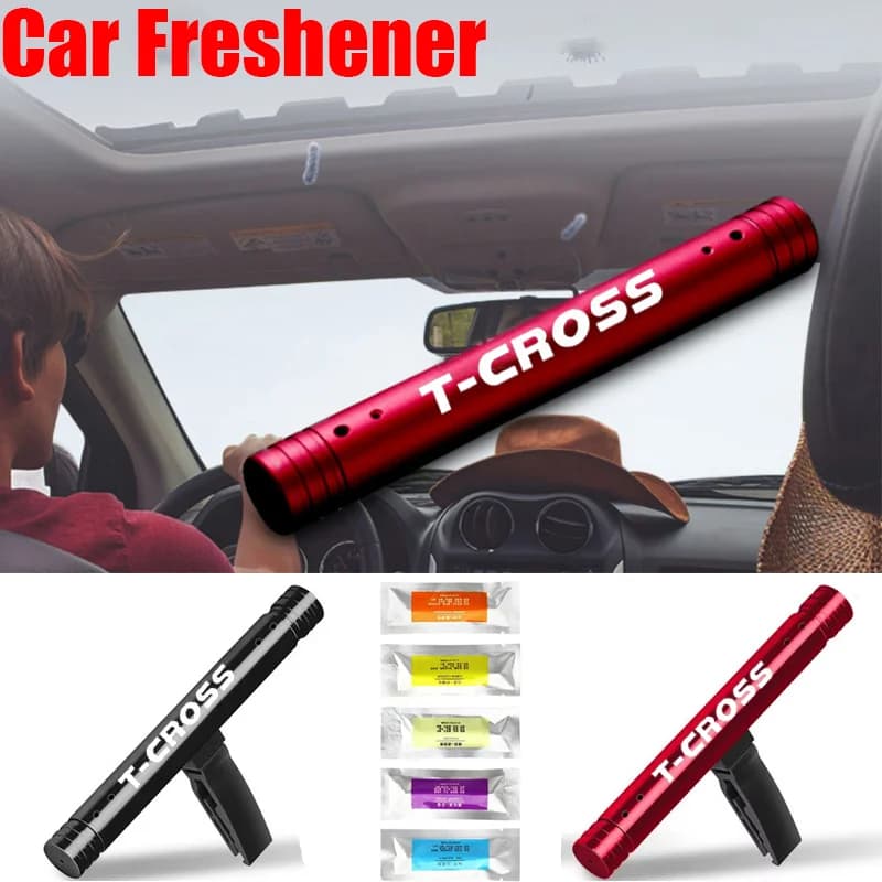 Car Exit Air Aroma Fragrance Vent Clip Outlet Air Conditioner for Volkswagen VW T-CROSS Special Deodorant for Indoors Sticks