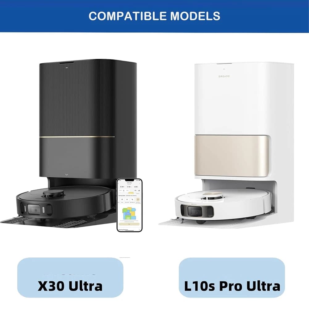 A53Q-Per Dreame X30 Ultra,L10s Pro Ultra Aspirapolvere Spazzola laterale principale Filtro Hepa Mop Panno Sacchetto per la polvere Kit di accessori
