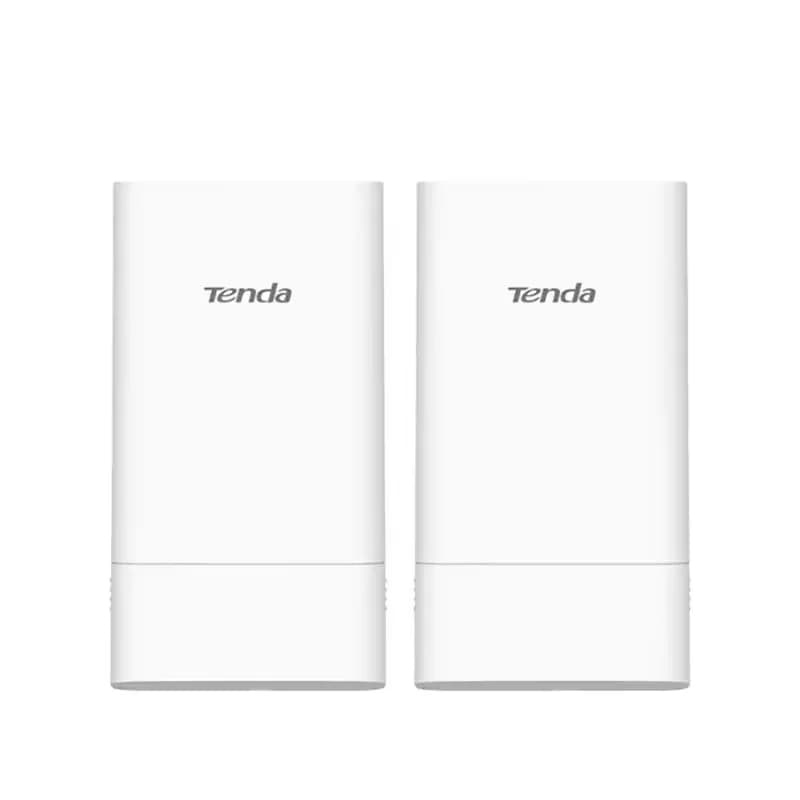 Tenda O1-5G 5,8 GHz 867 Mbps Ponte Wi-Fi da punto a punto esterno CPE da esterno a lunga distanza da 1 km con antenna 2 * 9 dBi.