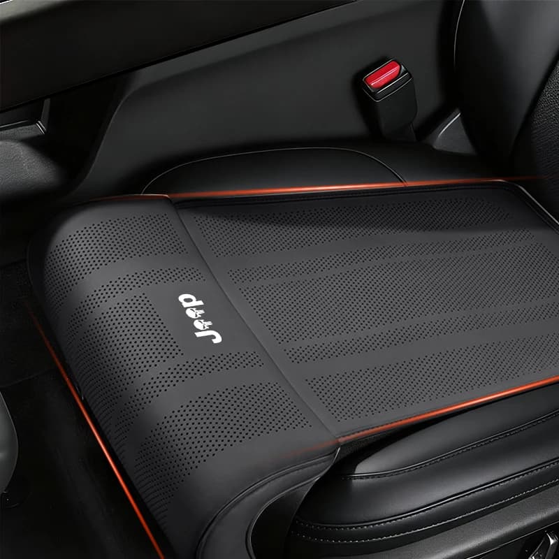 Car seat cushion Leg support for Jeep Rengade Compass Patriont Grand Cherokee Protective leather cover for back seat