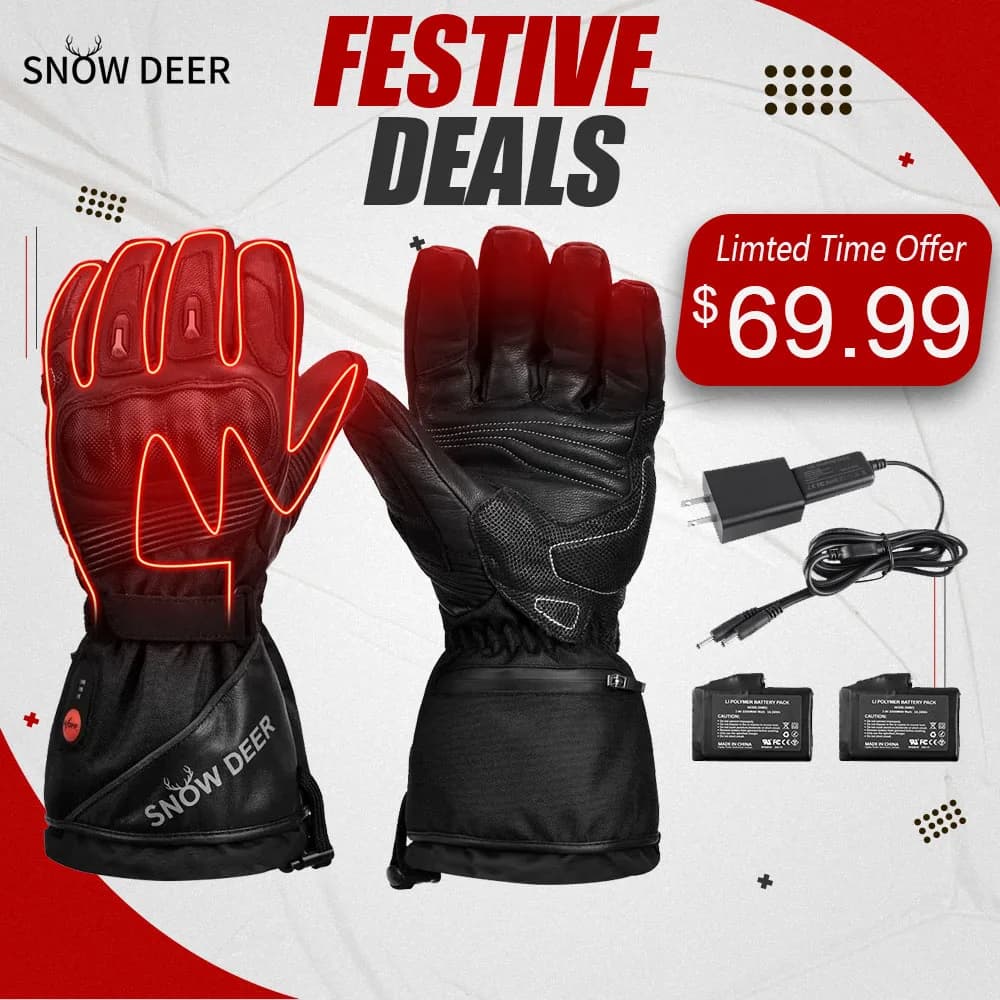 Guanti riscaldati da Moto guanti da Moto alimentati a batteria guanti da equitazione impermeabili invernali Outdoor Keep Warm Guantes Para Moto