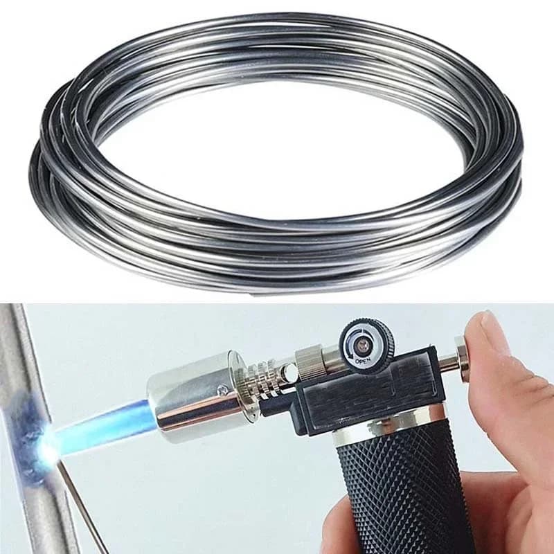 Fili per saldatura universali 8M Easy Melt Fili per saldatura in metallo, alluminio, rame, ferro, a bassa temperatura, aste per saldatura, kit di strumenti di riparazione fai da te