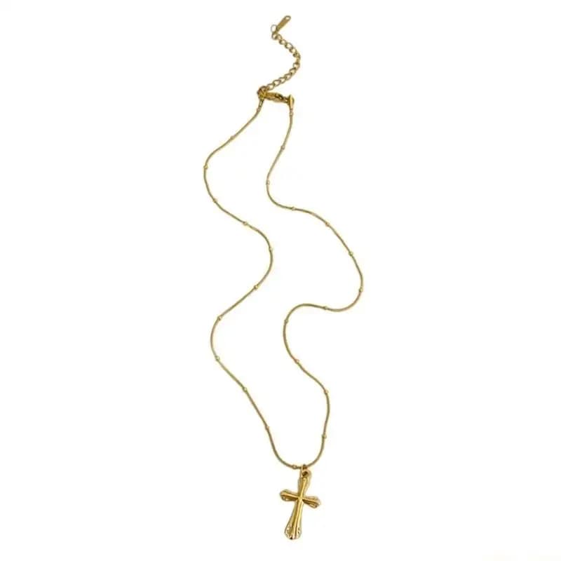 Collana con ciondolo 31BF Collana semplice in acciaio inossidabile adatta a varie occasioni