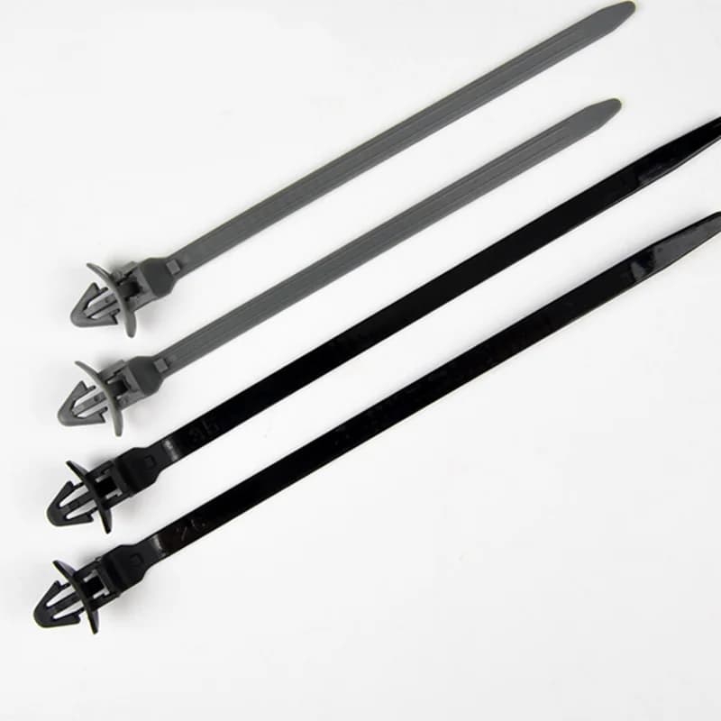 100pcs 5 millimetri x200 di Spinta Montaggio Fascette, nylon vite di spinta di montaggio cavo tie P00010