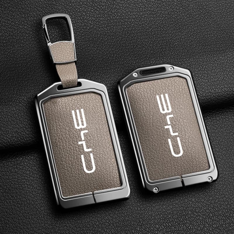 Custodia Protettiva in Metallo per Chiave Auto Smart NFC per BYD Seal U, Yuan Up, Atto 3, Seagull, Han EV, Dmi, Mini, Dolphin