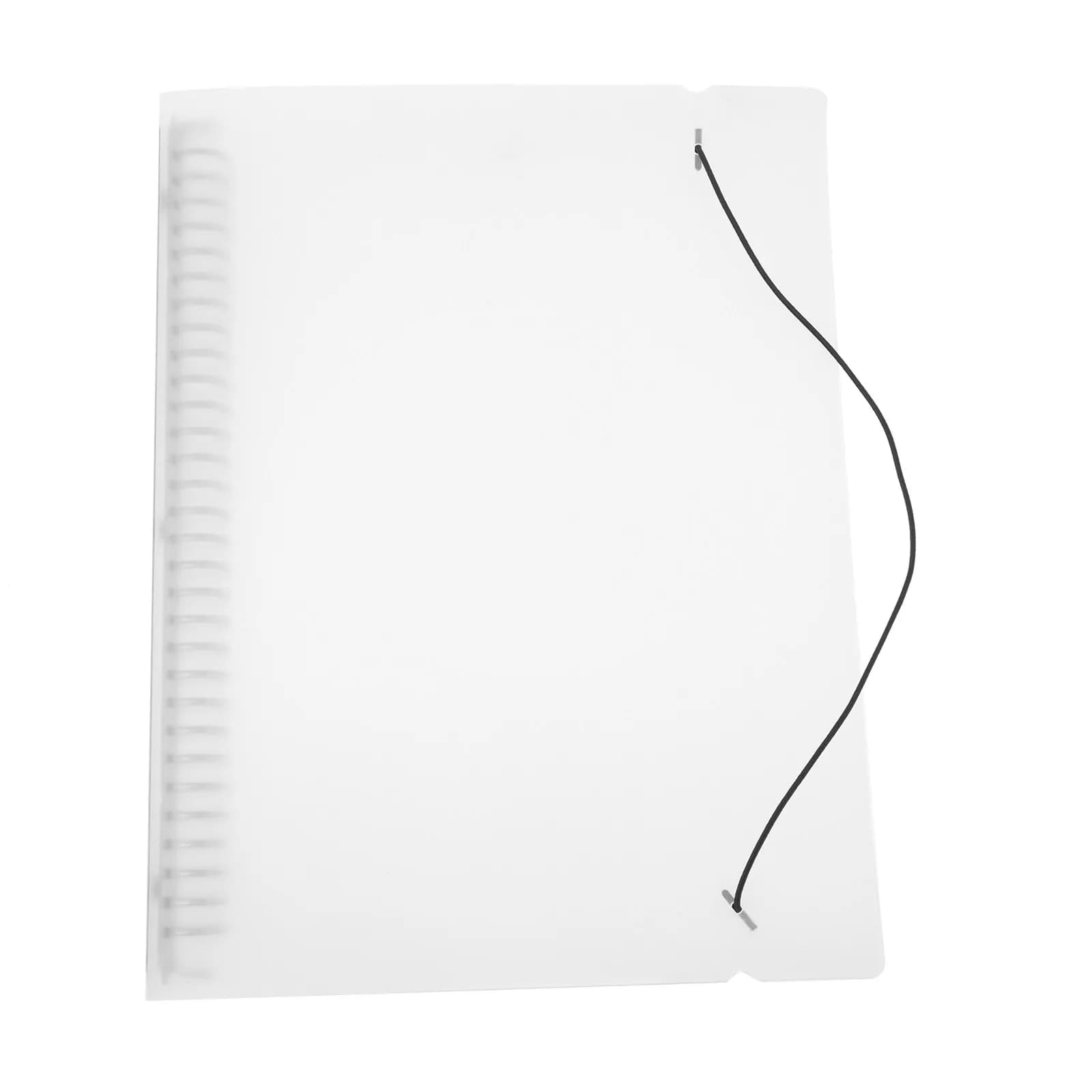 Copertina per raccoglitore a fogli mobili, taccuino ricaricabile, agenda trasparente, protezione per blocco note, forniture per ufficio e scuola