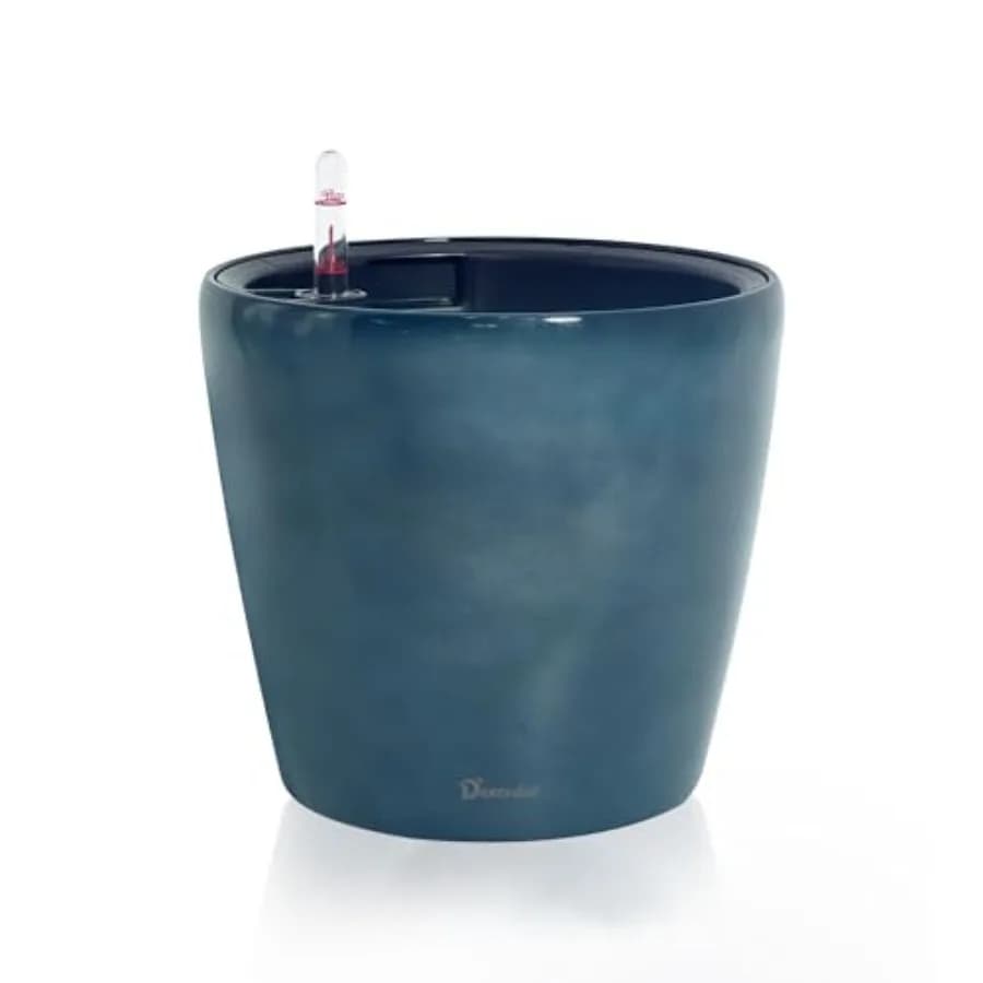 Vaso Autoirrigante da Interno/Esterno con Design a Vaso Interno, Vaso per Piante da Tavolo Ispessito con Indicatore di Livello dell'Acqua a Gradiente