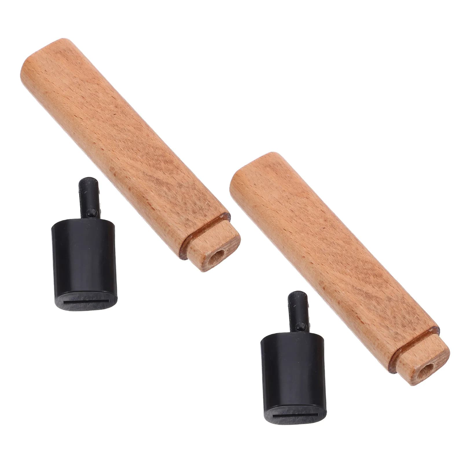 2 Pieces Kitchen Knife Sleeve in Legno Massello, Ergonomics Anti-Slip Spare Parts Grip, Knife Repair Accessories, Kitchen Handle